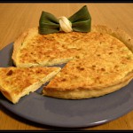 Crostata alla ricotta e porri di cervere