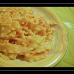 Mafaldine con crema di zucca e profumi dell