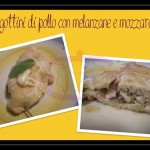 Fagottini di pollo con melanzane e mozzarella