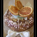 Ciambella marmorizzata ai fiori d