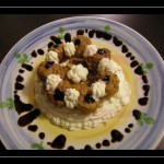 Saint Honorè salata con aceto balsamico