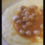 Zuppa di ceci con polenta fioretto