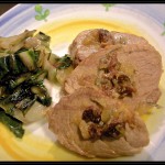 Filetto di lombino alle mele ed uva passa