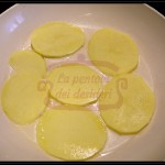 Filetti di nasello con sfoglie di patate