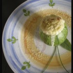 Sfera di risotto alle zucchine