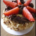 Cupcake glutenfree con crema alla vaniglia, Nutella e fragole fresche