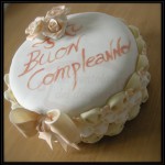 Torta compleanno: "Roses and billows"