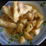 Sfoglia con stracchino e salame
