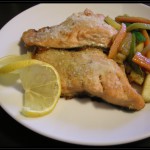 Filetto di trota salmonata alle erbe aromatiche