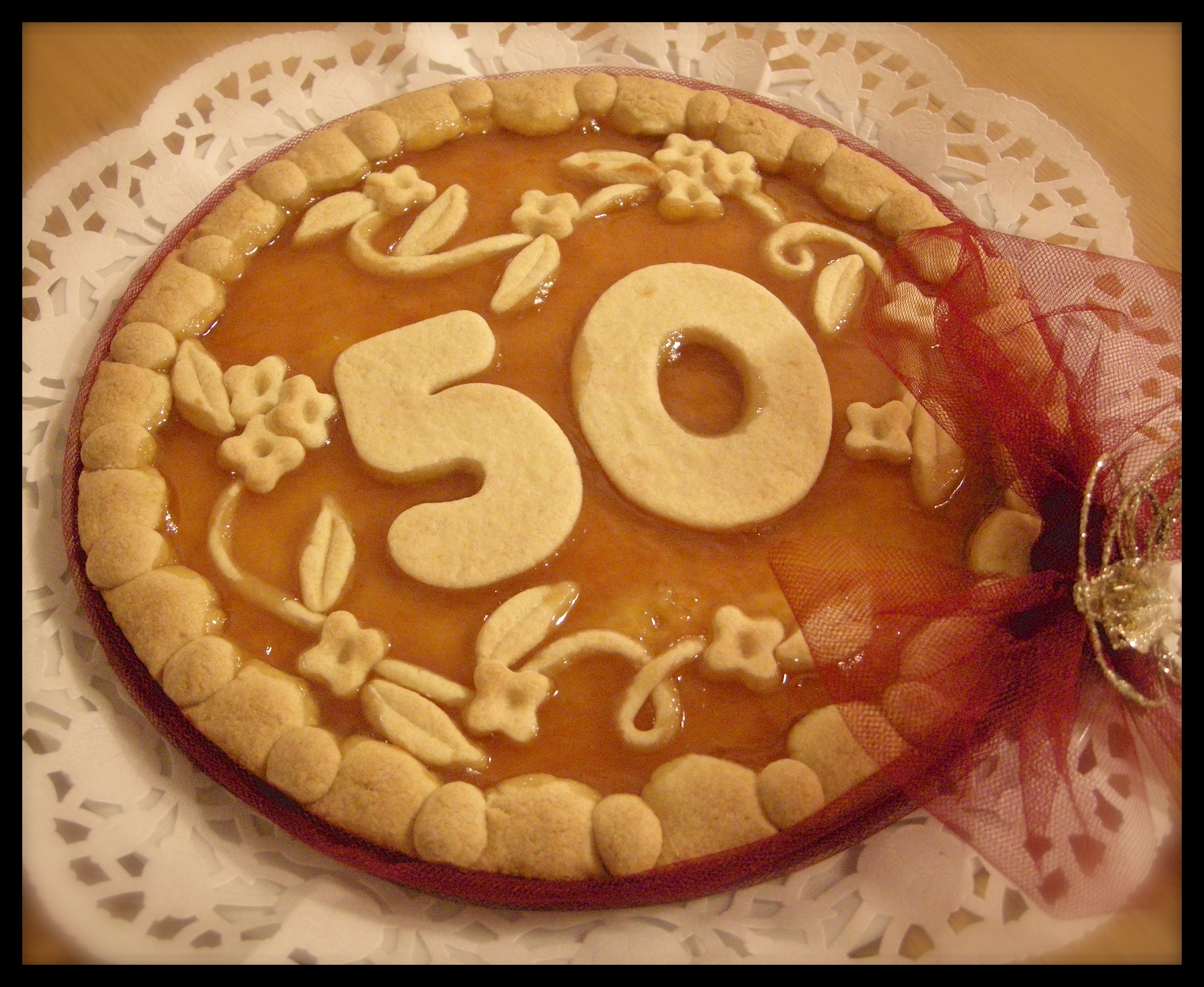 Torta compleanno: "50"