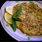 Frittata di erbe di campo agrumata
