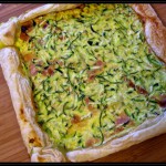 Sfoglia al prosciutto e zucchine