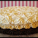 Torta compleanno:"Il caffè delle rose"