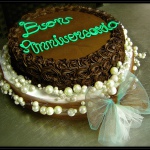 Torta anniversario: "Perle d