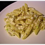 Penne cremose al branzino