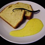 Plum cake alla vaniglia e cannella con zabaione