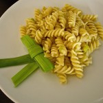 Fusilli con belga e porri di Cervere