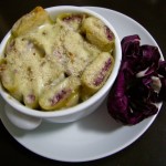 Paccheri ripieni ai porcini e radicchio