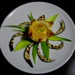 Porri e pancetta: il tortino